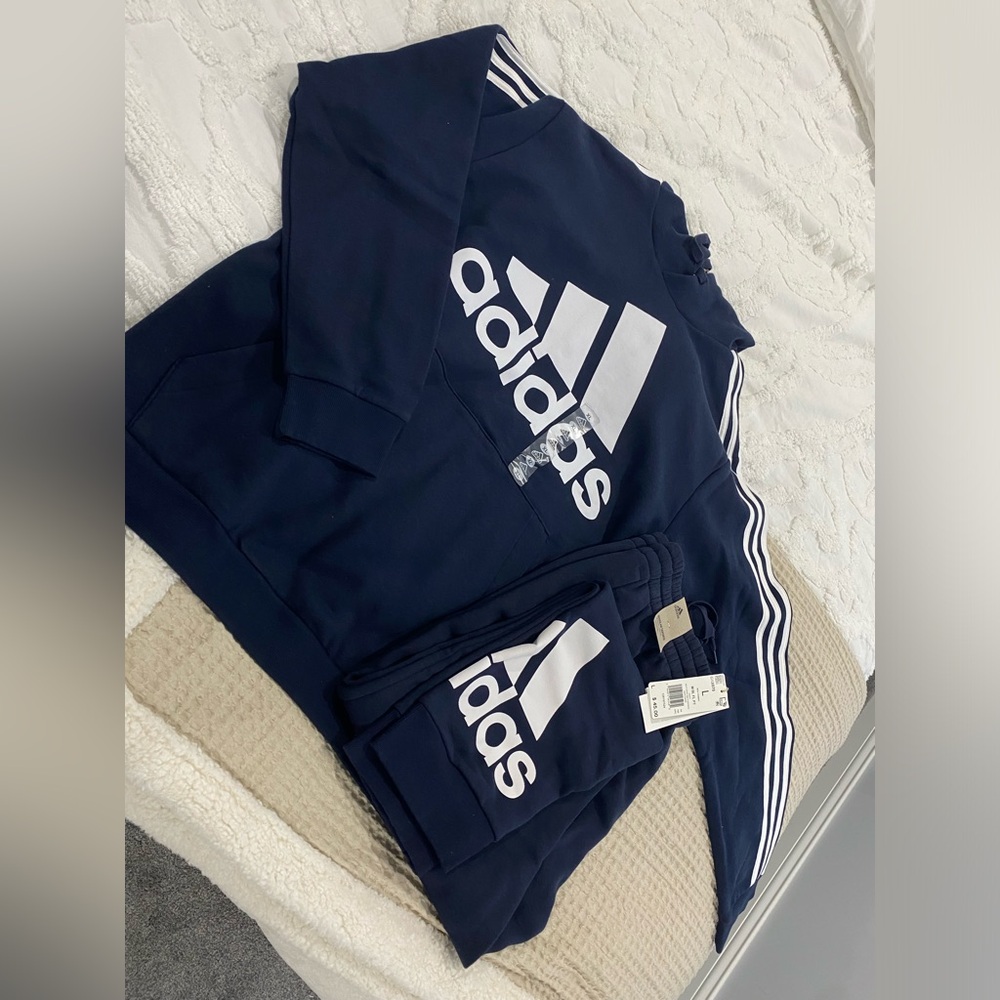 Men’s Navy Blue Adidas Set
